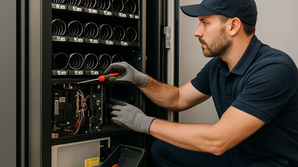 Mantenimiento de máquinas vending
