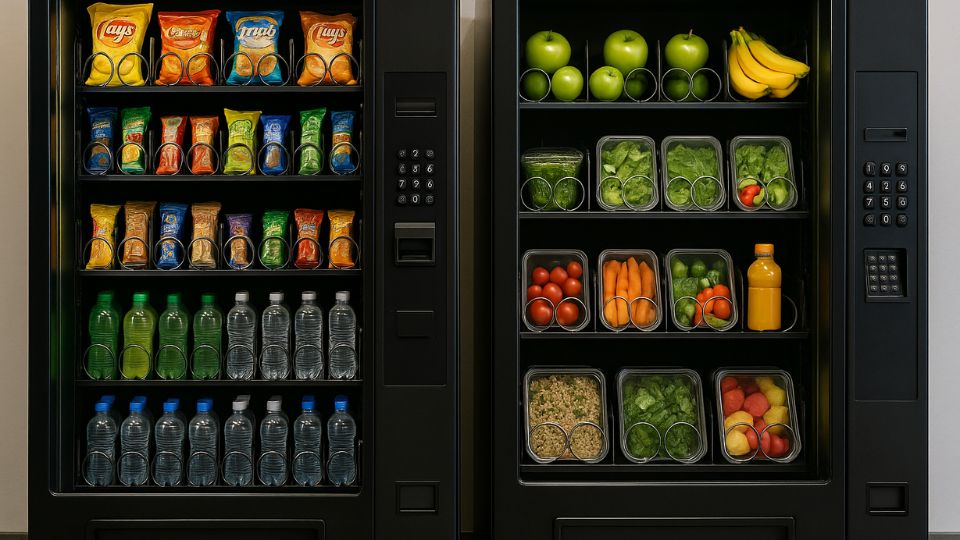 Máquinas vending y la alimentación saludable