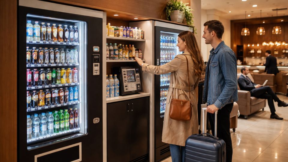 vending en la industria hotelera